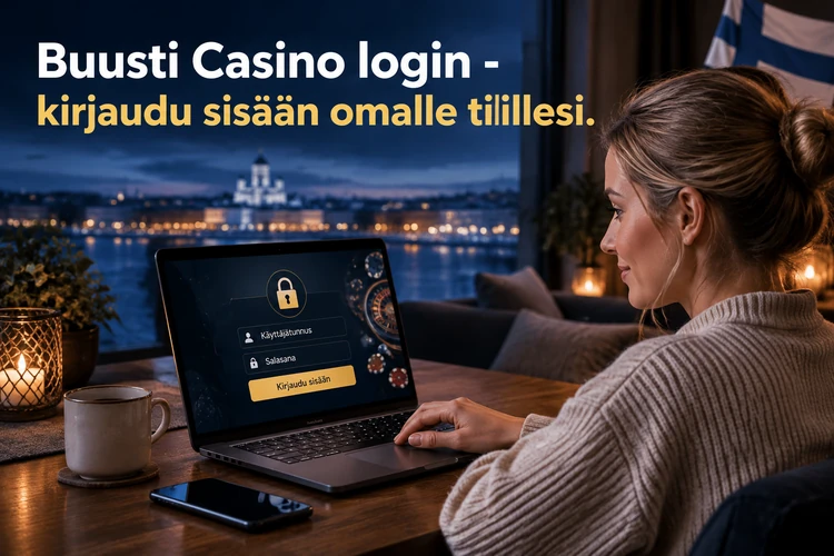 Buusti Casino login - kirjaudu sisään omalle tilillesi