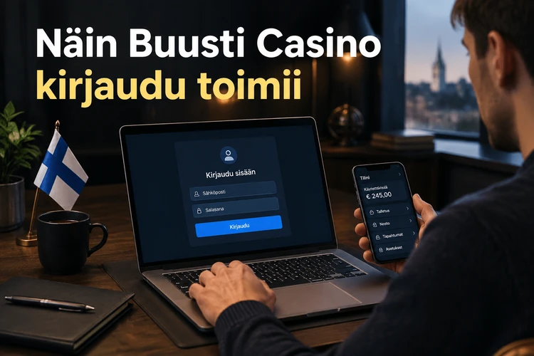 Näin Buusti Casino kirjaudu toimii